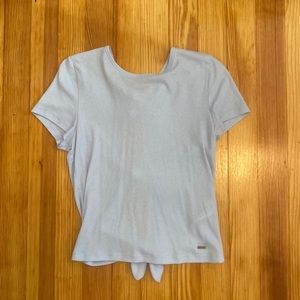 Hollister baby blue shirt